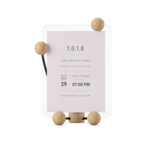 Umbra Photo Display Woody Desk, Beige Color - Umbra - Image 2