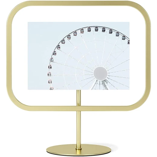 Umbra Square Photo Display, Gold Color, 4X6 Umbra Square Photo Display, Gold Color, 4X6