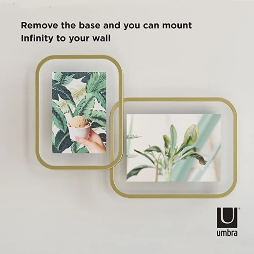 Umbra Square Photo Display, Gold Color, 5X7 - Umbra - Image 3