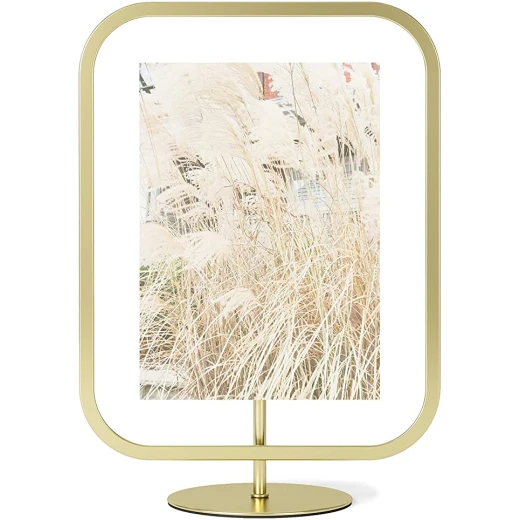 Umbra Square Photo Display, Gold Color, 5X7 Umbra Square Photo Display, Gold Color, 5X7