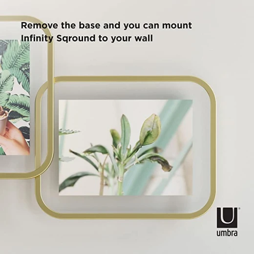 Umbra Square Photo Display, Gold Color, 5X7 - Umbra - Image 2