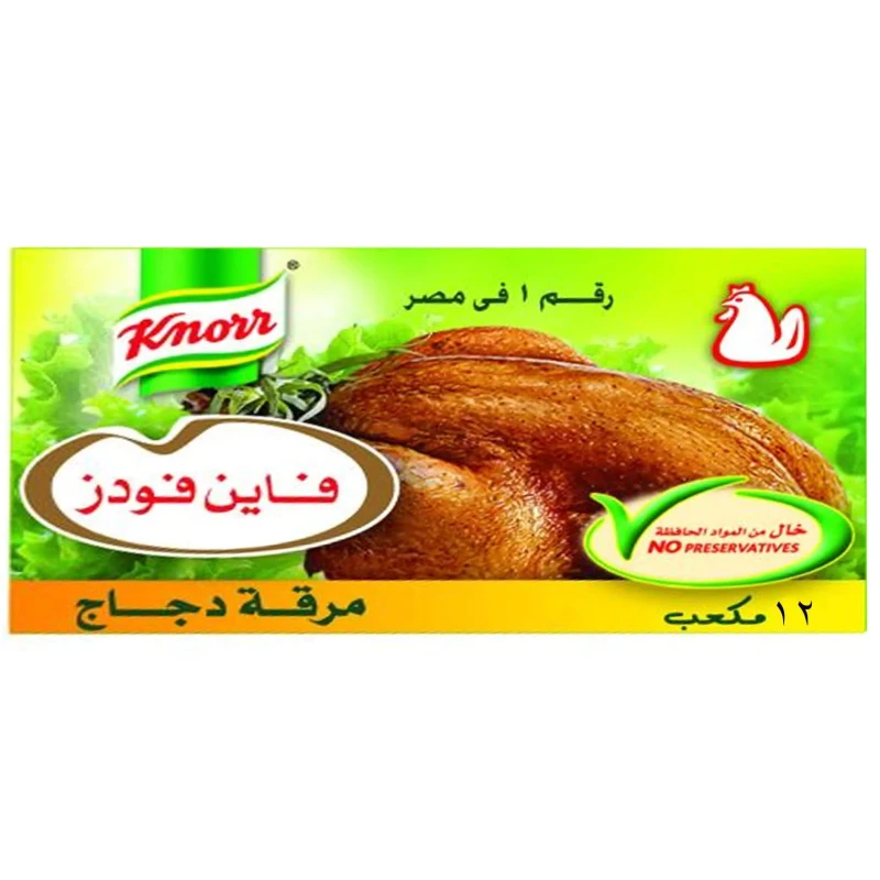 مكعبات دجاج، 10 قطع, 120 جرام من كنور - كنور