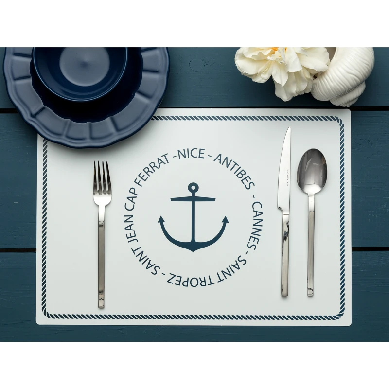 Madame Coco Amau Placemat, White Color, 4 Pieces - Madame COCO