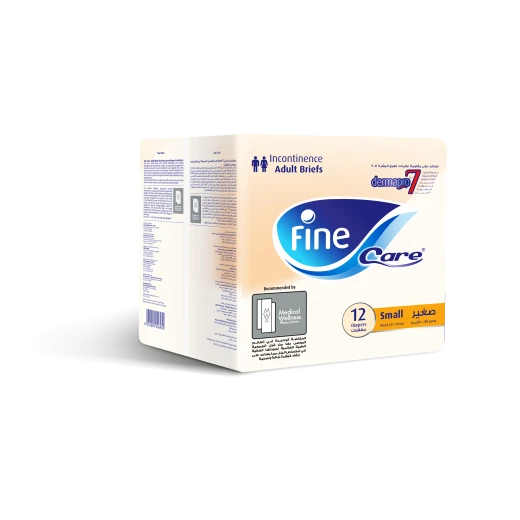 Fine Care Incontinence Unisex Briefs, Small, Waist 51-75 Cm, 12 Diapers Fine Care Incontinence Unisex Briefs, Small, Waist 51-75 Cm, 12 Diapers