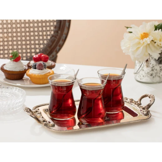 Madame Coco Francessa Tea Glass, Set of 6 Pieces, 132 Ml - Madame COCO - Image 2