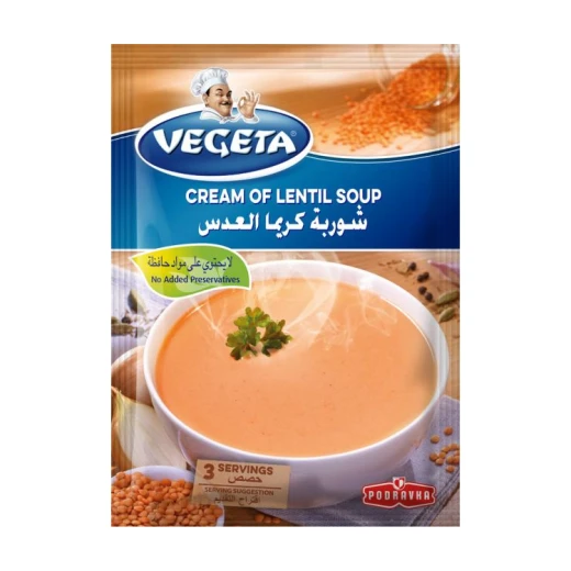 شوربة العدس الكريمية، 62 جرام, عبوتين+ عبوتين مجانا من فيجيتا - فيجيتا - Image 2