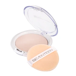 Seventeen Natural Silky Compact Powder Ivory 10g: Matte Finish & Oil Control for Flawless Skin