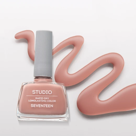 طلاء أظافر سيفنتين ستوديو بورغندي درجة 108 لمسة نهائية احترافية تدوم طويلاً - Seventeen studio - Image 2