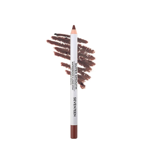 Seventeen Super Smooth Waterproof Lip Liner No. 3 Natural Long Lasting Vitamin E & Jojoba Oil for Defined Lips Makeup - Seventeen - Image 2