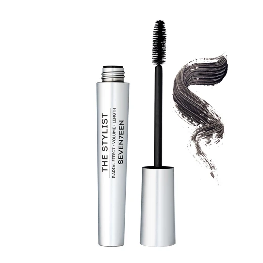 Seventeen The Stylist Black Mascara Volumizing & Lengthening Waterproof Makeup Shade 01 for Dramatic Eye Lift - Seventeen - Image 3
