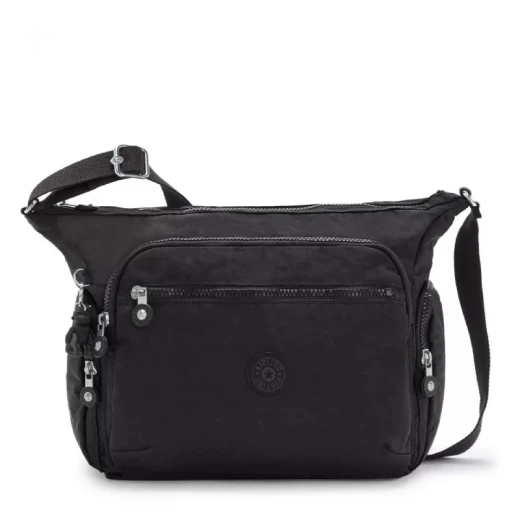 Kipling Gabbie Shoulder Bag Black Noir, Medium Kipling Gabbie Shoulder Bag Black Noir, Medium