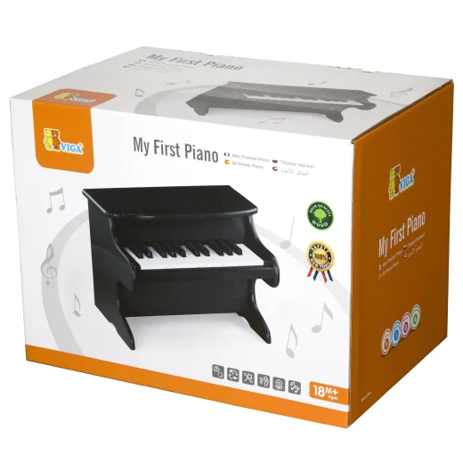 Viga Toys Piano, Black Color - Viga - Image 2