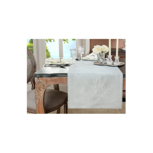 Madame Coco Lurie Runner, Grey Color, 45x160 Cm Madame Coco Lurie Runner, Grey Color, 45x160 Cm