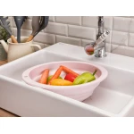 Madame Coco Quotidien Accordion Round Strainer, Light Rose Color - Madame COCO