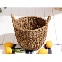 Madame Coco Dorise Medium Wicker Basket, 27x22 Cm