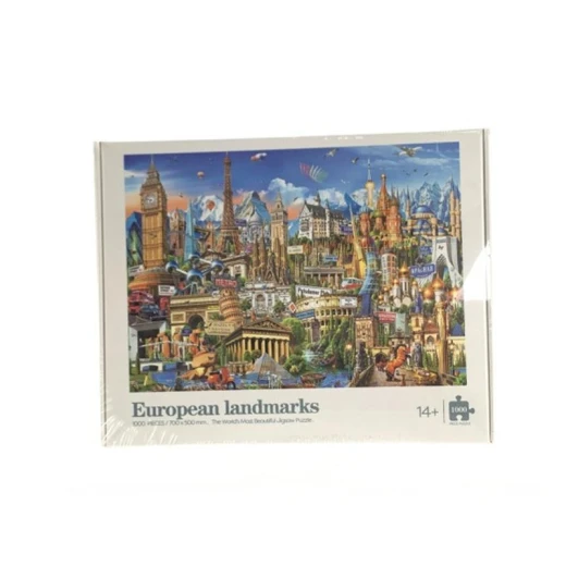 احجية تركيب، معالم اوروبية، 1000قطعة احجية تركيب، معالم اوروبية، 1000قطعة