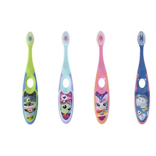 Jordan Children's Toothbrush Step 2, (3-5 years) Soft Brush with Cap for Travel - Purple Jordan Children's Toothbrush Step 2, (3-5 years) Soft Brush with Cap for Travel - Purple