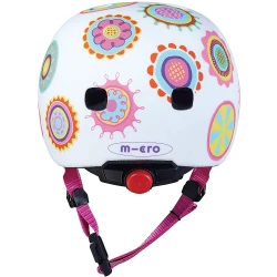 Micro Children's Helmet Doodle Dot, Multicolored, Size Medium