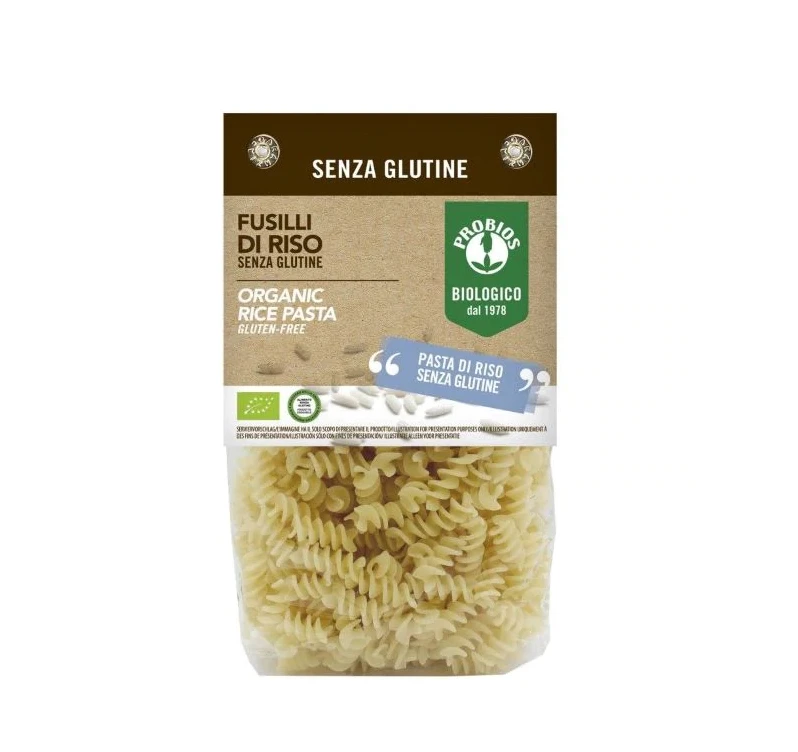 Probios Organic Gluten Free Rice Pasta Fusilli, 400 Gram - Probios