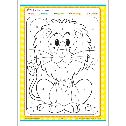 Little Thinkers Kindergarten Workbook - School Zone - Image 3