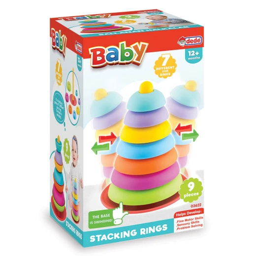 Dede Baby Swinging Rings, 9 Pieces - Dede - Image 3