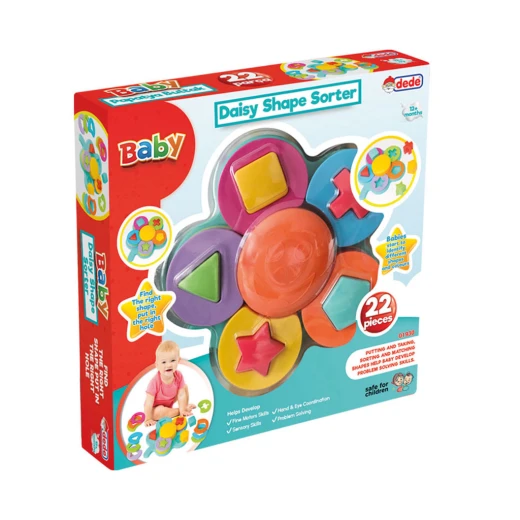 Dede Baby Daisy Shape Sorter, 22 Pieces - Dede - Image 3