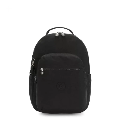 Kipling Seoul Large Backpack, Black Noir Color Kipling Seoul Large Backpack, Black Noir Color