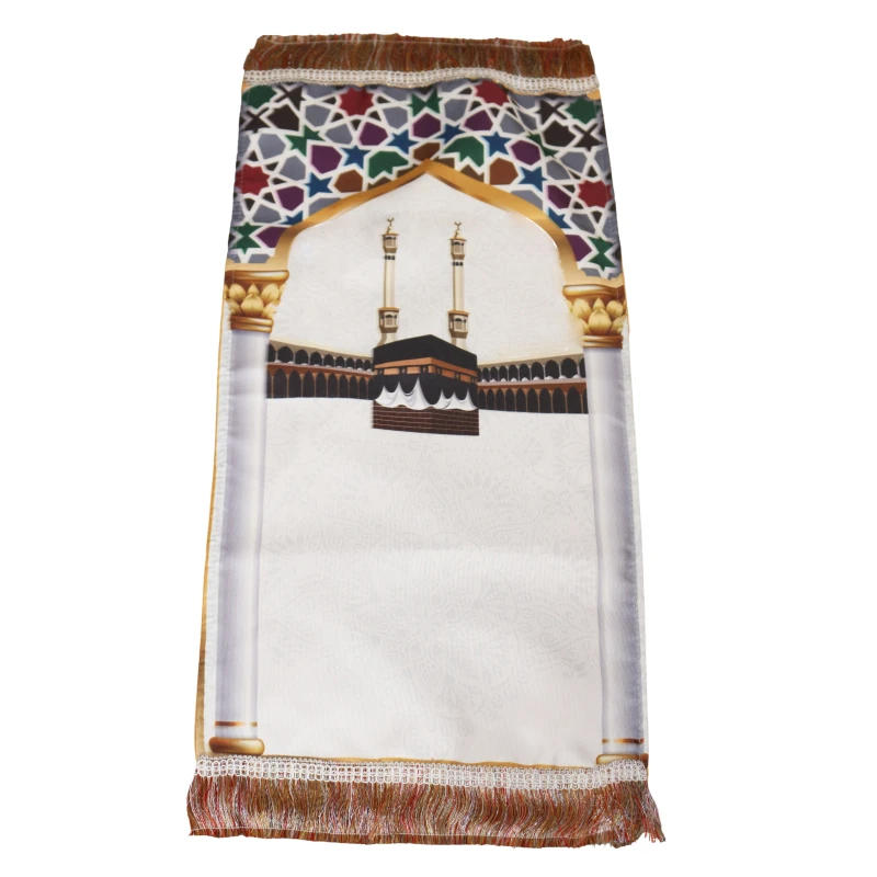 سجادة صلاة  للأطفال بتصميم المسجد، 38 × 75 سم