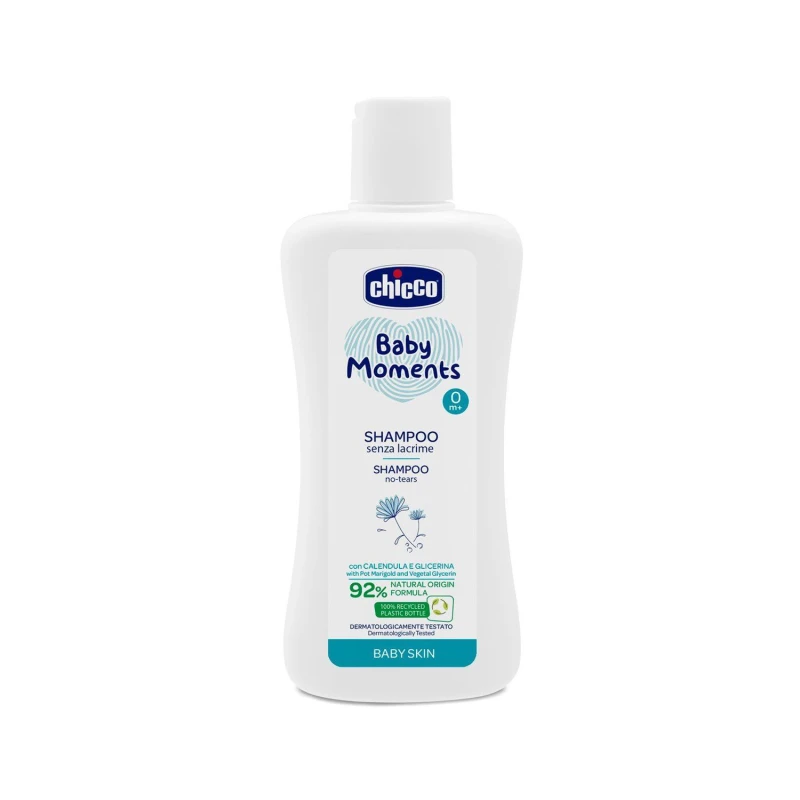 Chicco Baby Moment No Tears Shampoo, 200 Ml - Chicco