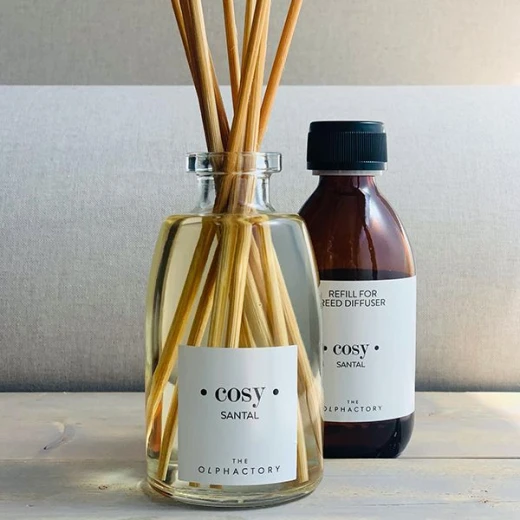 معطر جو مع عيدان, برائحة سانتال الدافئة, 100 مل من أمبيانتاير - أمبيانتاير - Image 3