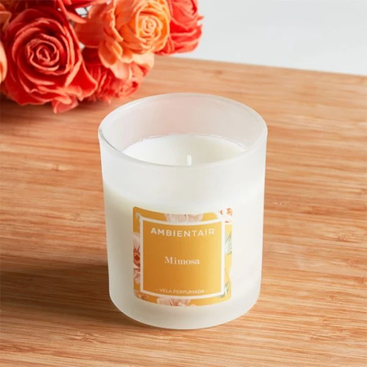 Ambientair scented candle floral, mimosa scent - Ambientair - Image 2