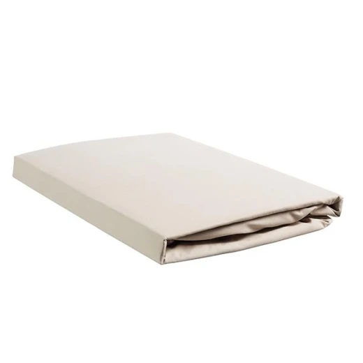 Bedding house fitted sheet set, cotton, sand color, twin size, 2 pieces - Bedding House - Image 3