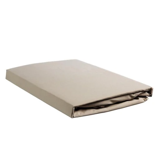 Bedding house fitted sheet set, cotton, taupe color, king size, 3 pieces - Bedding House - Image 4
