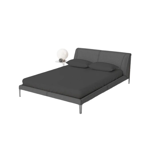 Bedding house fitted sheet set, cotton, anthracite color, queen size, 3 pieces Bedding house fitted sheet set, cotton, anthracite color, queen size, 3 pieces