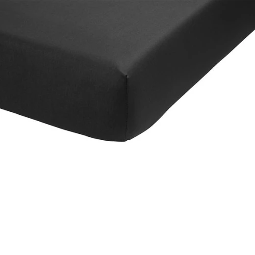 Bedding house fitted sheet set, cotton, anthracite color, queen size, 3 pieces - Bedding House - Image 2