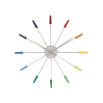 Nextime plug inn wall clock, multicolor - Nextime