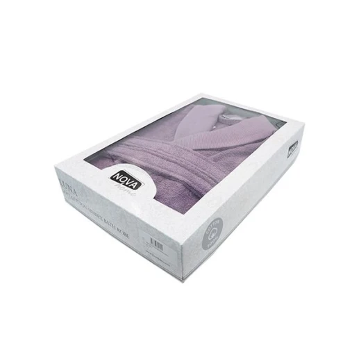 Nova home luna bathrobe, plum color - Nova Home - Image 3