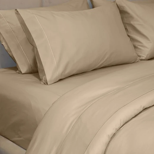 Fieldcrest plain duvet cover, cotton, canvas, super king size - Fieldcrest - Image 2