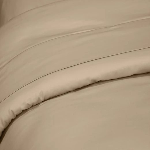 Fieldcrest plain duvet cover, cotton, canvas, super king size - Fieldcrest - Image 3