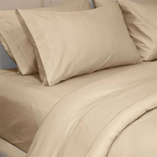 Fieldcrest plain duvet cover, cotton, ivory color, super king size - Fieldcrest - Image 2