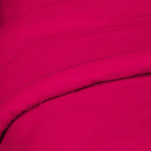 Fieldcrest plain duvet cover, cotton, fuchsia color, queen size - Fieldcrest - Image 2