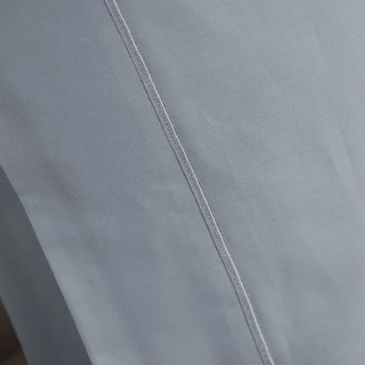 Fieldcrest plain fitted sheet set, cotton, blue color, king size, 3 pieces - Fieldcrest - Image 3