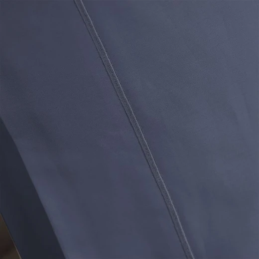 Fieldcrest plain fitted sheet set, cotton, navy blue color, king size, 3 pieces - Fieldcrest - Image 2