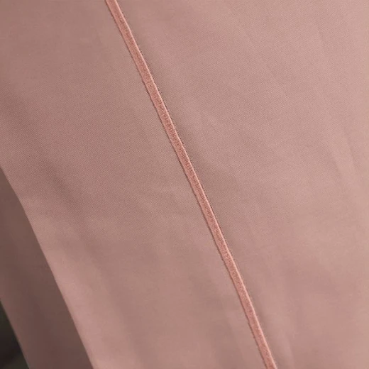 Fieldcrest plain fitted sheet set, cotton, old rose color, king size, 3 pieces - Fieldcrest - Image 2