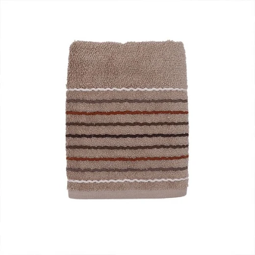 Nova home nestwell jacquard towel, beige color, 50x90 size