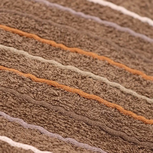 Nova home nestwell jacquard towel, brown color, 50x90 size - Nova Home - Image 2