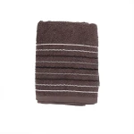 Nova home nestwell jacquard towel, dark grey color, 50x90 size - Nova Home
