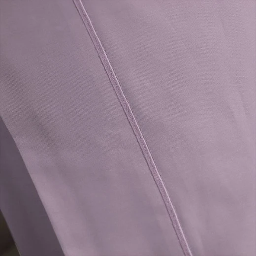Fieldcrest plain fitted sheet set, cotton, plum color, queen size, 3 pieces - Fieldcrest - Image 2