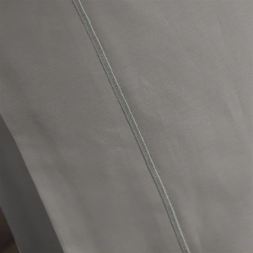 Fieldcrest plain pillowcase set, cotton, grey color, 2 pieces - Fieldcrest - Image 2