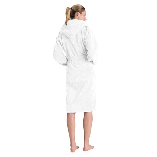 Cannon plain bathrobe, cotton, white color - Cannon - Image 2